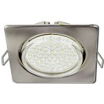 FC53N4ECB Ecola GX53 H4 Square open edge Светильник хром (уп.10/50шт.) FC53N4ECB - фото 610359