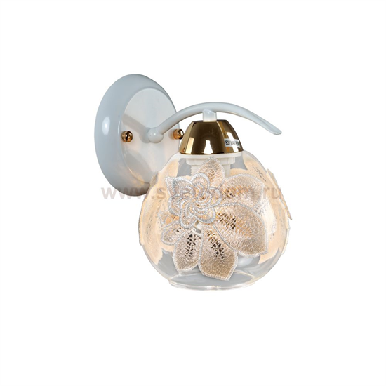 3-8690-1-WH+FG E27 Бра универсал Maxisvet 3-8690-1-WH+FG - фото 610380