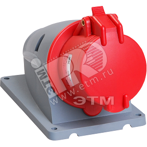 PSN12-016-4 MAGNUM Розетка стационарная ССИ-114 16А-6ч/380-415В 3Р+РЕ IP44 (уп.10шт.) IEK® PSN12-016-4 - фото 610445