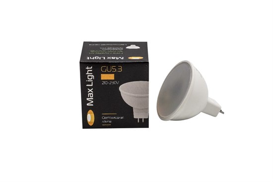 MR16 LED 10Вт GU5.3 3000К 800Лм спот 220В (замена 75Вт) Лампа светодиодная Max Light JCDR LED 10W 3000K - фото 610455