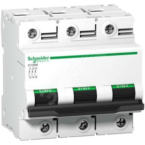 A9N18369 Acti 9 Выключатель автоматический 3п 125А С C120N 10кА Schneider Electric A9N18369 - фото 610516