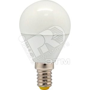 25478 LB-95 16LED(7W) 230V E14 2700K G45 Лампа светодиодная (уп.10/100шт.) FERON 25478 - фото 610549