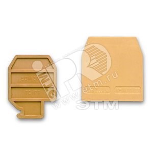 ZCB061GR Quadro CBC.2-10/PTGR, Торцевой изолятор серый на СВС2- 10 (уп.50шт.) ДКС ZCB061GR - фото 610574