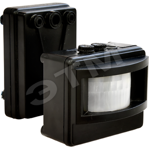22002 SEN14/LX01 230V 1200W 12m 120° IP44 Датчик движения черный (уп.60шт.) FERON 22002 - фото 610791