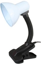UF-320P C01 белый Светильник настольный с прищепкой 230В, 60Вт, E27 Ultraflash UF-320P C01 - фото 610851