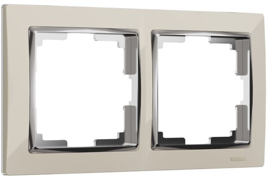 W0021903/WL03-Frame-02-ivory Snabb Рамка на 2 поста, слоновая кость (уп.10шт.) Werkel™ a051659-1 - фото 610871