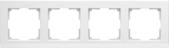 W0041801/WL04-Frame-04-white Stark Рамка на 4 поста белая (уп.10шт.) Werkel™ a028924 - фото 610985
