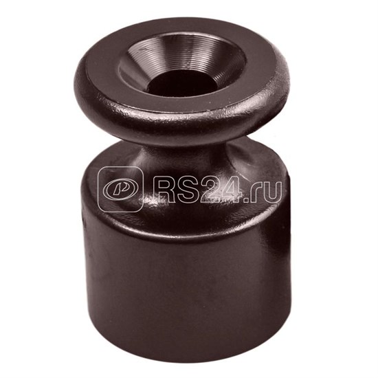 R1-551-22-100 "Ришелье" пластик Изолятор коричневый (уп.100шт.) BIRONI (Россия) R1-551-22-100 - фото 611168