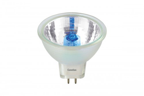 JCDR 50W GX5.3 50mm COOL Галогенная лампа с защитным стеклом 50Вт 220В (уп.10/200шт.) Camelion (Китай) JCDR 50W GX5.3 50mm COOL - фото 611190