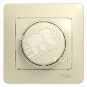 GSL000236 Glossa Диммер универсальный 600Вт/ВА, бежевый, в сборе (уп.2шт.) Schneider Electric GSL000236 - фото 611248
