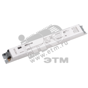 LLV418D-EBFL-4-18/LLV418D-EBFLM-4-18 ЭПРА 418 для линейных ЛЛ Т8 (уп.10шт.) IEK® LLV418D-EBFL-4-18 - фото 611317