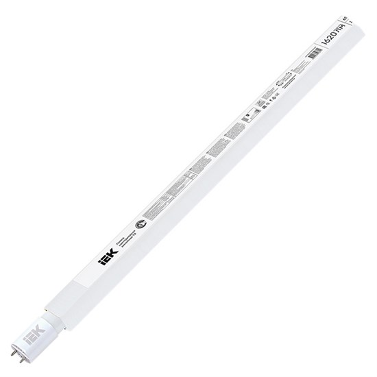 LLE-T8-18-230-65-G13 LIGHTING 18W/865 230V AC LED 18Вт G13 6500К 1620Лм 220В (замена 36Вт) Лампа светодиодная (уп.20шт.) IEK® LLE-T8-18-230-65-G13 - фото 611334