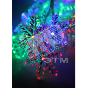 KOC_GIR30LEDSNOW_RGB Гирлянда "Снежинки" 30LED 4.4м 8 режимов Космос KOC_GIR30LEDSNOW_RGB - фото 611398
