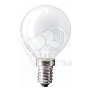 06757950 PHILIPS Stan 60W E14 230V P45 FR Лампа накаливания декоративная шар матовая (уп.100шт.) 871150006757950 - фото 611539