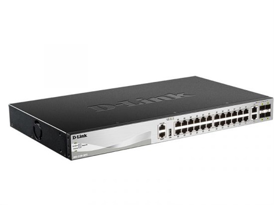GS-3130-30TS/B1A Коммутатор D-Link GS-3130-30TS/B1A - фото 611544