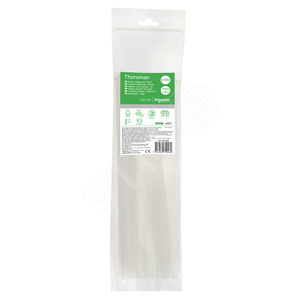 IMT46266 Multifix Thorsman Стяжка P6.6 стандартная, белая устойчивая к УФ-излучению, 3,6х300мм (уп.100шт.) Schneider Electric IMT46266 - фото 611564