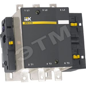 KKT50-225-230-10 КТИ-5225 225А 230В/АС3 Контактор, катушка управления 230В AC 1НО IEK® KKT50-225-230-10 - фото 611573
