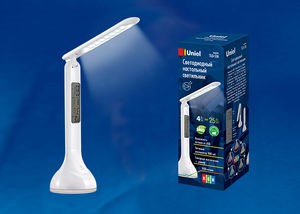 TLD-536 White/LED/250Lm/5500K/Dimmer Лампа настольная светодиодная. Цвет белый (уп.8шт.) UNIEL TLD-536 White/LED/250Lm/5 - фото 611639