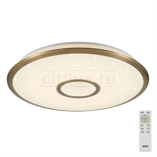 CL70363R Бронза СтарЛайт Светильник светодиодный с пультом Citilux (Дания) CL70363R Бронза - фото 611652