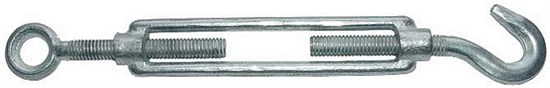 U DIN1480 Талреп М10 крюк-петля, открытого типа цинк U DIN1480 - фото 611761