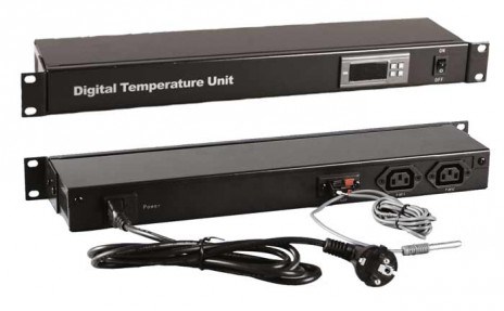 TMPC-230V-RAL9004 Микропроцессорная контрольная панель, цвет черный (RAL 9004) Hyperline TMPC-230V-RAL9004 - фото 611762