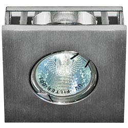18295 DL8211 JCDR 50W G5.3 серый (с лампой) Светильник встраиваемый ВЫВЕДЕН ИЗ АССОРТИМЕНТА 18295 - фото 611794