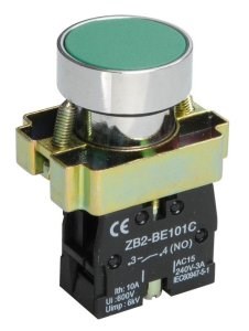 BBT60-BA-K06 Кнопка управления LAY5-BA31 без подсветки зеленая (уп.20шт.) IEK® BBT60-BA-K06 - фото 611935