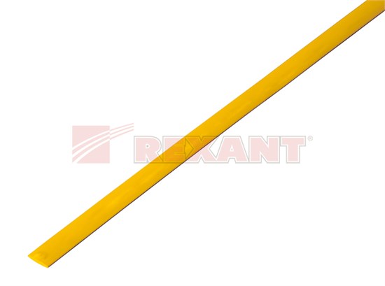 FD 20-4002 Трубка термоусаживаемая ТТУ(ТУТ) 4/2 желтая (1м) (уп.50/2500м.) REXANT FD 20-4002 - фото 611991