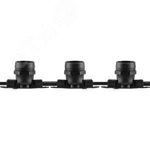 29882 CL50-100 200 E27 черный, шаг 50cm, IP 65, 100м (1,5м сетевой шнур) Гирлянда белт-лайт FERON (Китай) 29882 - фото 612003