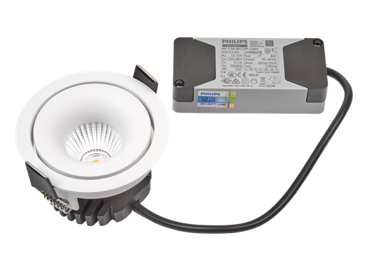 006239 DL-MINI-0801-38-WH-8-WW Светильник встраиваемый , серия MINI COMBO, 220-240V, 8W, 3000K белый SWG 006239 - фото 612036