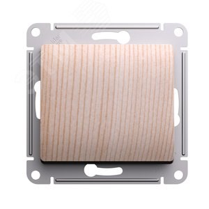 GSL001561 Glossa Механизм одноклавишного переключателя (сх.6), сосна (уп.5шт.) Systeme Electric (Россия) GSL001561 - фото 612104