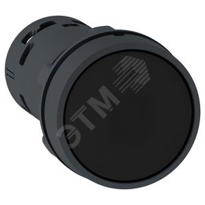 XB7NH25 Кнопка черная с фиксацией 22мм 1 Н.О.+1 Н.З. (уп.10шт.) Schneider Electric XB7NH25 - фото 612185