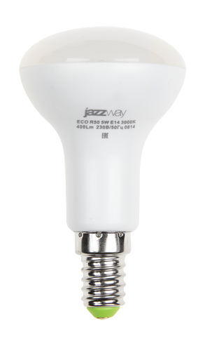 1037015 PLED- ECO-R50 5w E14 3000K 400Lm 230V/50Hz Лампа светодиодная зеркальная (уп.10/50шт.) 1037015 - фото 612279