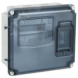 MSP1-N-03-55 KREPTA 5 ЩУРн-П 1/3 IP66 PC Корпус пластиковый для установки счетчика IEK® MSP1-N-03-55 - фото 612354