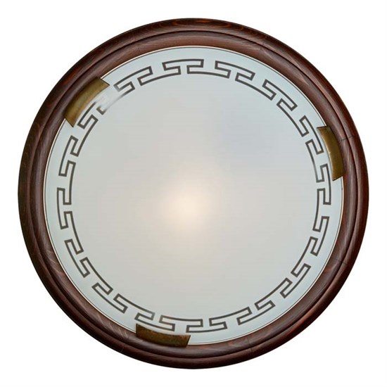160/K SN 106 Светильник стекло E27 2*60Вт D360 GRECA WOOD SONEX 160/K SN 106 - фото 612382