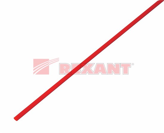 FD 20-2004 Трубка термоусаживаемая ТТУ(ТУТ) 2.0/1.0 красная (1м) (уп.50/4000м.) REXANT FD 20-2004 - фото 612447