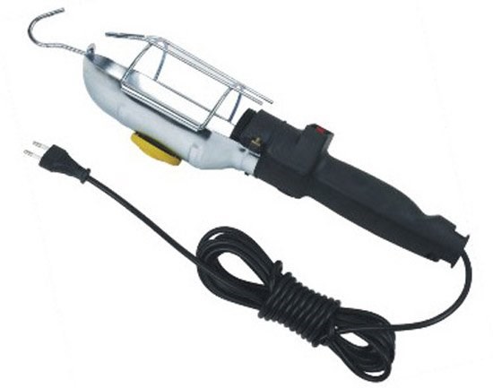 ПР-М-60-05 чёрный с магнитом, 5м. 60W E27, металл. кожух (б/лампы) Светильник-переноска (уп.30шт.) LUX 4606400509783 - фото 612515