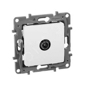 672251 Etika Розетка TV «звезда» 2дБ 0-2400мГц белая (уп.10шт.) Legrand (Франция) 672251 - фото 612549