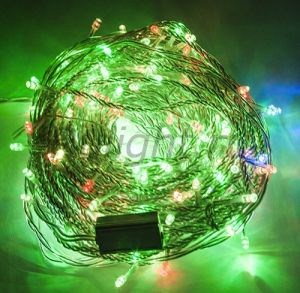 26780 CL06 Гирлянда 230V 200 LED мульти,  14.4W, с контроллером, IP 20, шнур 1,5м 0.5мм 26780 - фото 612561