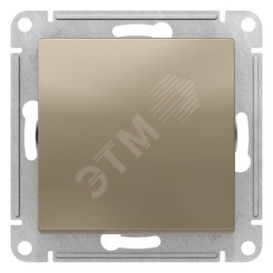 ATN000511 AtlasDesign Механизм выключателя одноклавишного (сх.1), шампань (уп.10шт.) Systeme Electric (Россия) ATN000511 - фото 612660