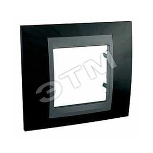 MGU66.002.293 РАМКА, 1 МЕСТО, РОДИЙ/ГРАФИТ (уп.5шт.) UNICA TOP MGU66.002.293 - фото 612805