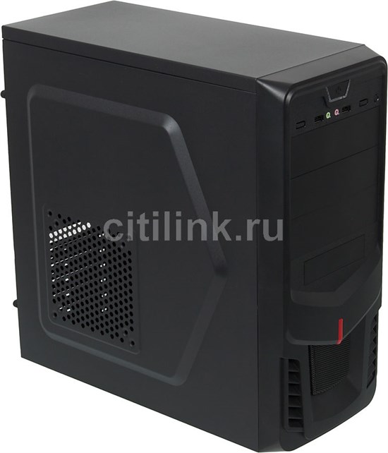 P-26B Корпус черный без БП ATX 2xUSB2.0 audio Accord P-26B - фото 612831