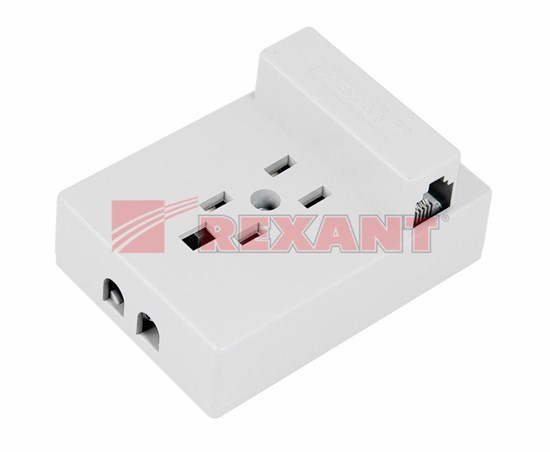 FD 03-0011/FD 6103 Универсальная телефонная розетка, белая (уп.50/300шт.) REXANT FD 03-0011 - фото 612866