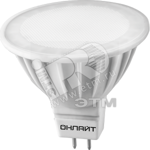 71638 OLL-MR16-5-230-4K-GU5.3 ОНЛАЙТ Лампа светодиодная 5W 4000K 230V GU5.3 (уп.100шт.) Navigator 71638 OLL-MR16-5-230-4K-GU5.3 - фото 613049