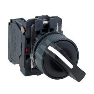 XB5AD23 Переключатель черный d22 (уп.5/150шт.) Schneider Electric XB5AD23 - фото 613113
