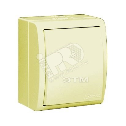 1594101-031 S15A Выключатель одноклавишный, IP54, 10А 250В, винт. зажим, слоновая кость (уп.10шт.) Simon Electric 1594101-031 - фото 613116