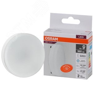 5582217 Value GX53 LED 12Вт GX53 6500К 960Лм таблетка 220В (замена 100Вт) Лампа светодиодная (уп.10шт.) LEDVANCE (OSRAM) 4058075582217 - фото 613139