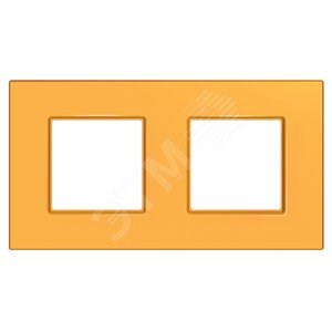 MGU4.704.29 Unica Quadro Рамка 2 поста, оранжевая (уп.5шт.) Schneider Electric MGU4.704.29 - фото 613216