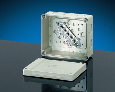 KF 9065/6000456 Коробка клеммная 119х139х70мм IP66 серая HENSEL (Германия) KF 9065/6000456 - фото 613380