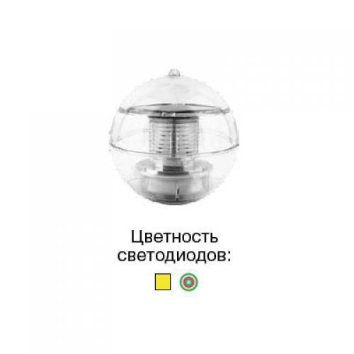 2212-W1 меняющий цвет свет-к "Шар"( 2LED) солн.батарея ВЫВЕДЕН ИЗ АССОРТИМЕНТА 2212-W1 - фото 613449